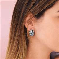 Orecchini Boccadamo Donna Harem in Bronzo Cristallo XOR751A - XOR751A